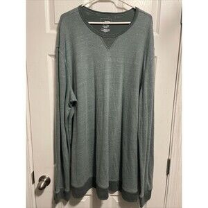 Sonoma 3XL Big And Tall Green Long Sleeve Shirt